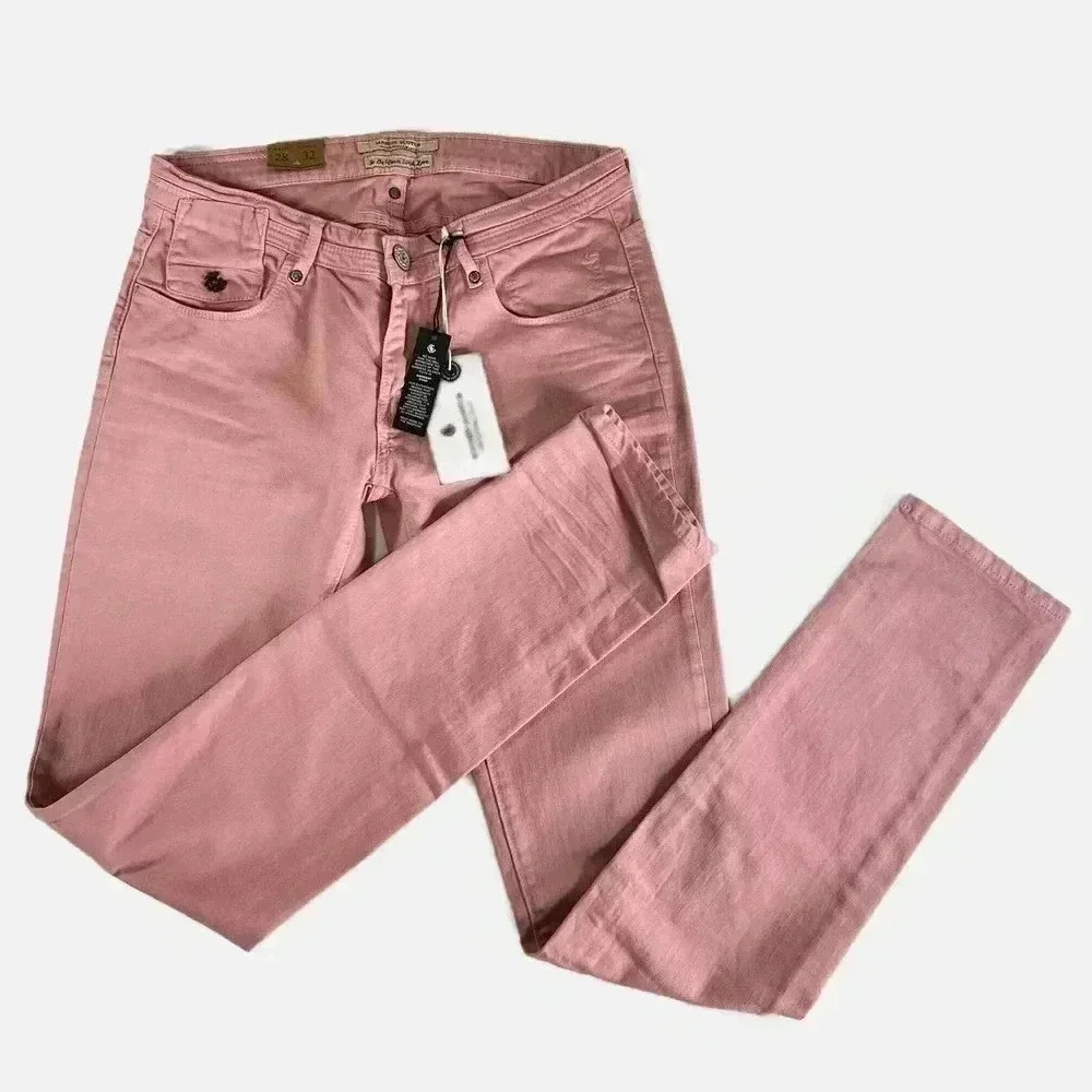 MAISON SCOTCH La Femme Selon Marie Pink Skinny Jeans Size 28 32 Les Bon Vivants
